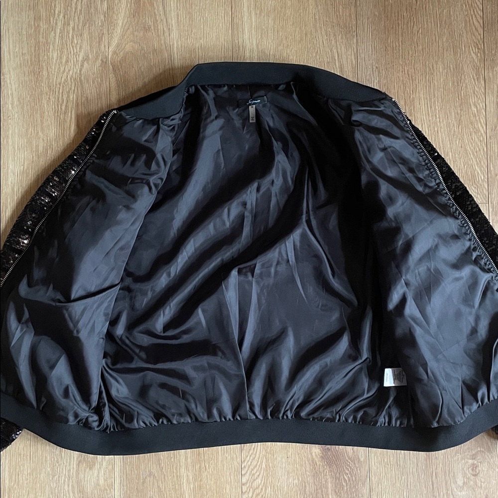 Sequin Bomber Jacket - image 6